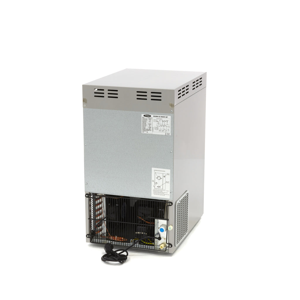 Machine à glaçons - 50 kg/jour - broyé/floconné - refroidissement par air