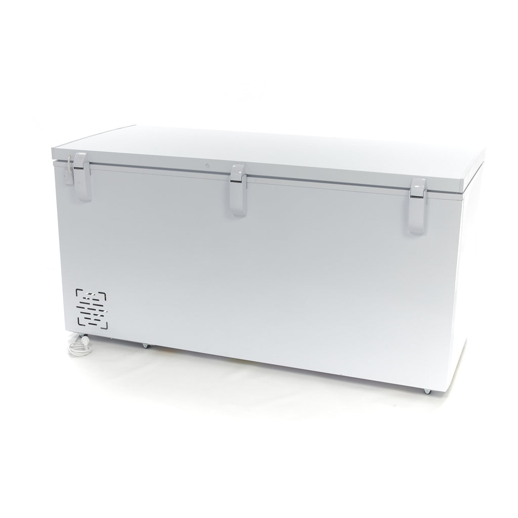 Congélateur coffre - 488 L - sur roues - incl panier suspendu