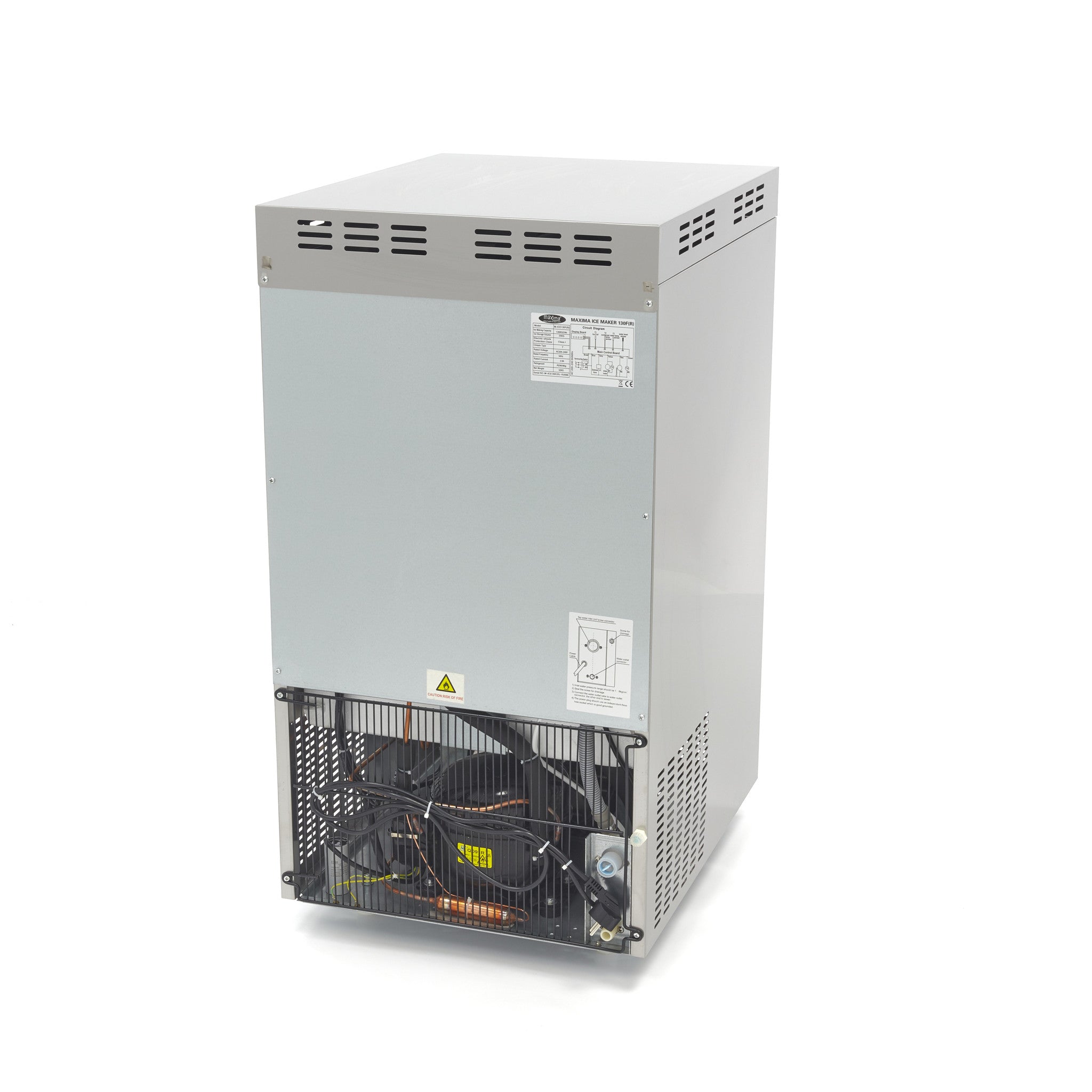 Machine à glaçons - 130 kg/jour - broyé/floconné - refroidissement par air