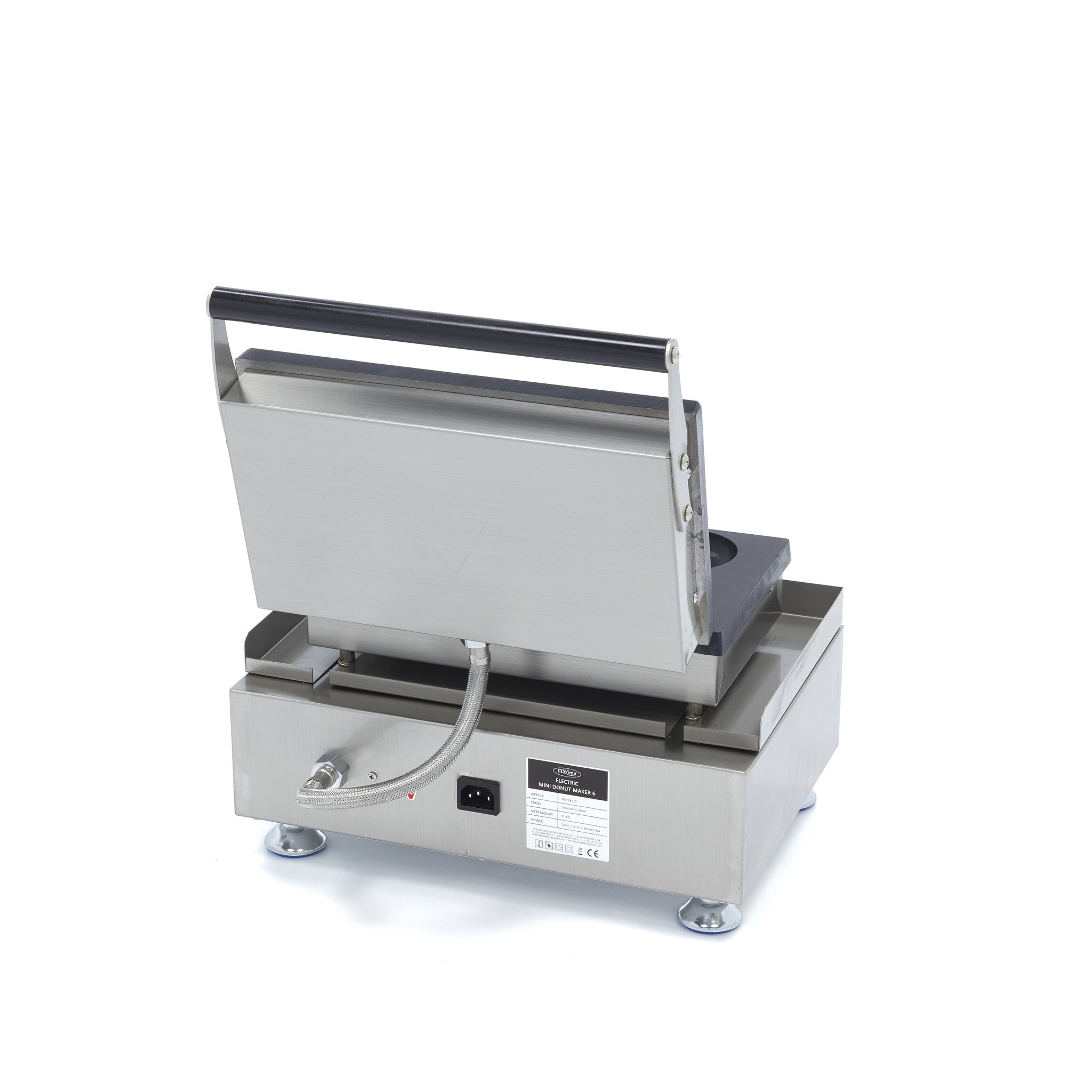 Machine à beignets - 6 beignets - Ø8 cm - avec minuterie intégrée