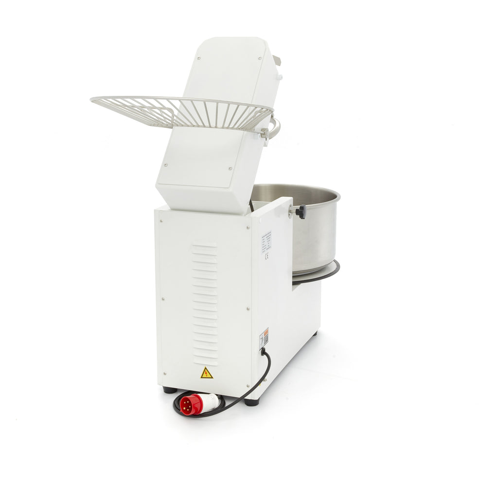 Pétrin à spirale / pétrin à pâte - 50 L - 30 kg de pâte - 2 vitesses - bol amovible - 400V