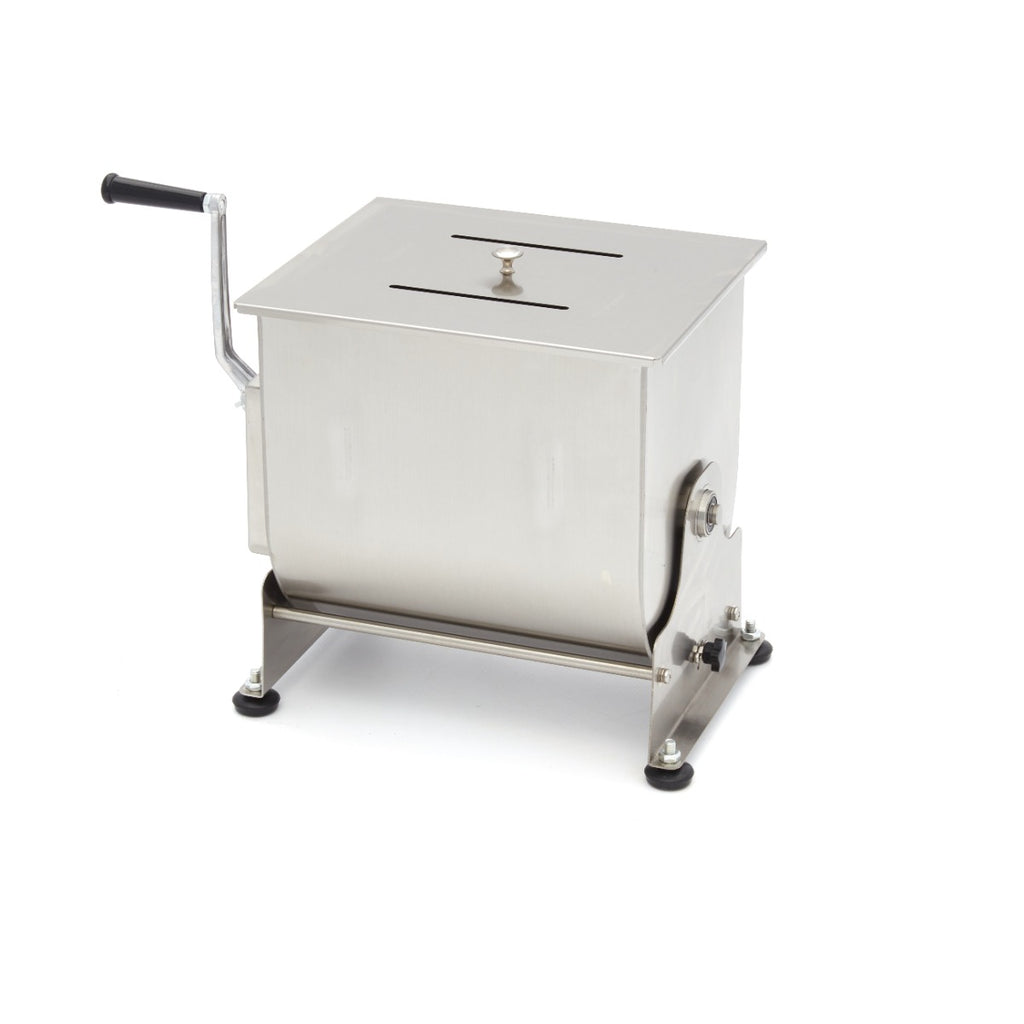 Mélangeur á viande - 30 L - 25 kg viande - bol basculant - manuel