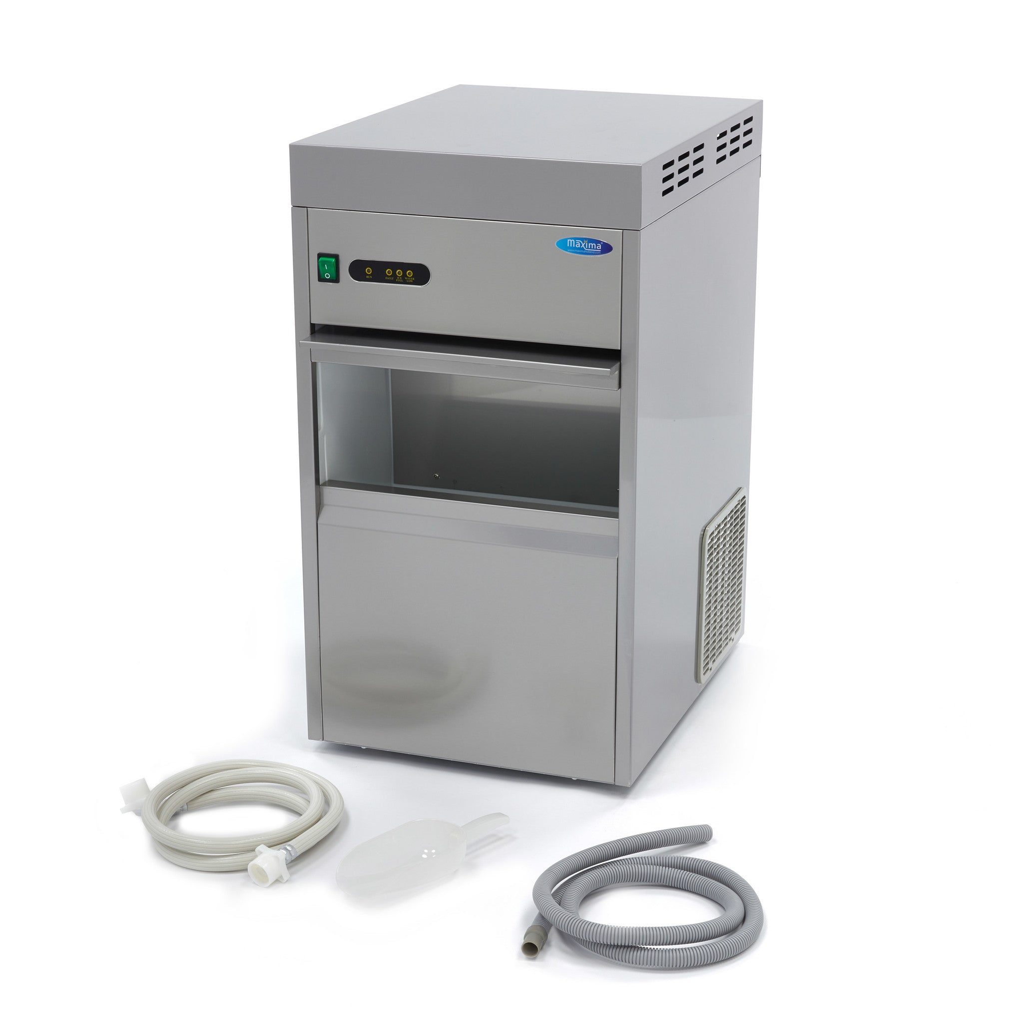 Machine à glaçons - 50 kg/jour - broyé/floconné - refroidissement par eau