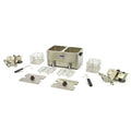 Friteuse - 2 x 8 L - 2 paniers - avec robinet de vidange