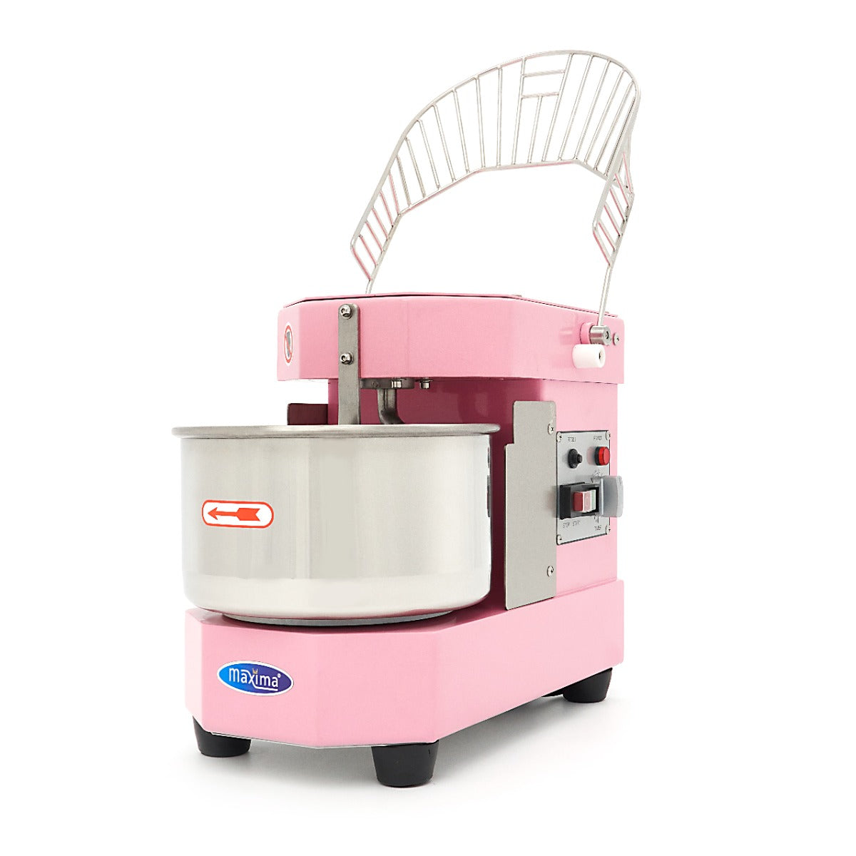 Pétrin à spirale / pétrin à pâte - 8 L - 4,5 kg de pâte - rose