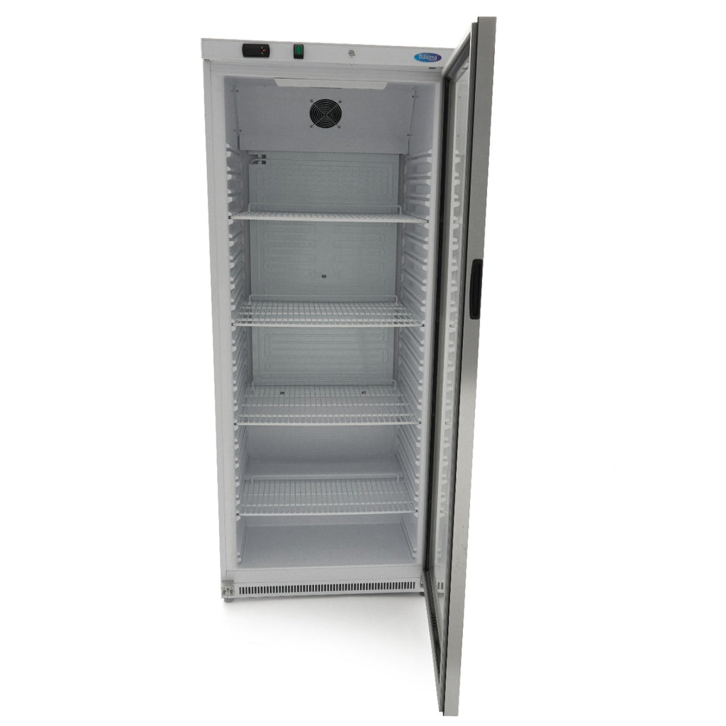Réfrigérateur - 600 L - blanc - avec porte en verre