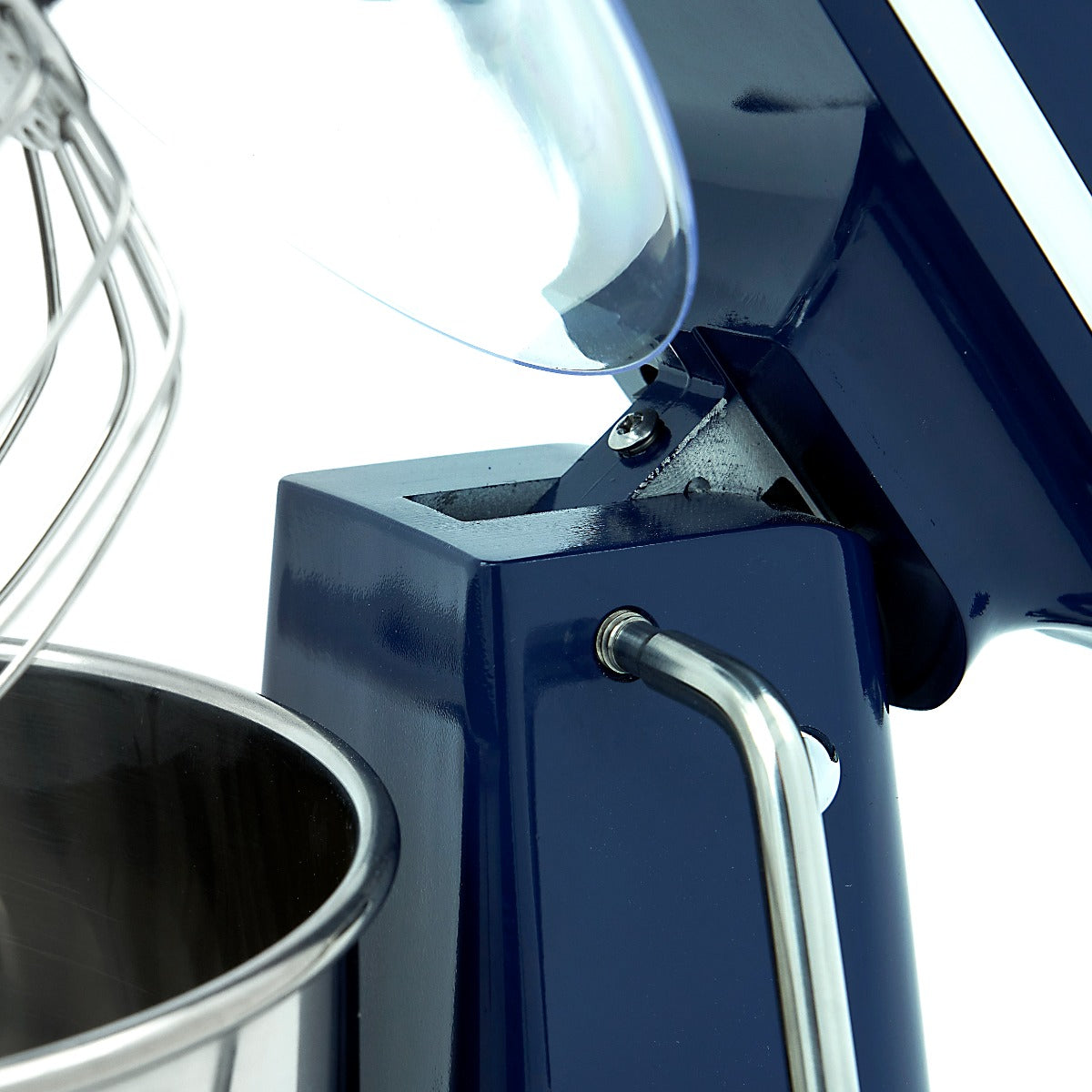 Mixer planétaire - 7 L - jusqu'à 2 kg de pâte - bleu acier