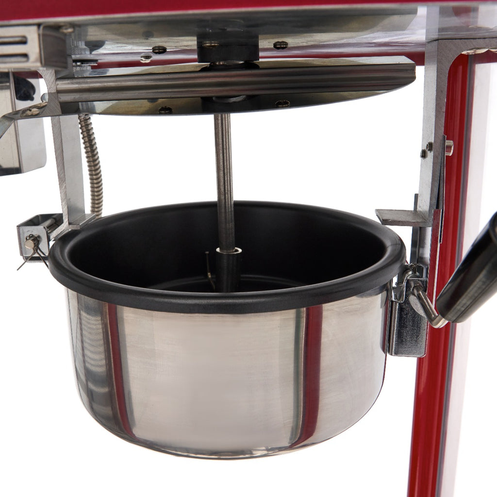 Machine à pop-corn - 150 gr - avec vitrine chauffante