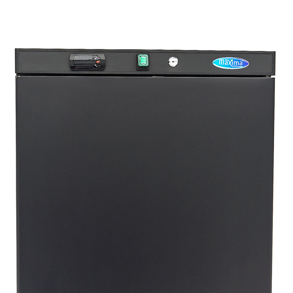 Réfrigérateur - 400 L - 4 étagères réglables - noir