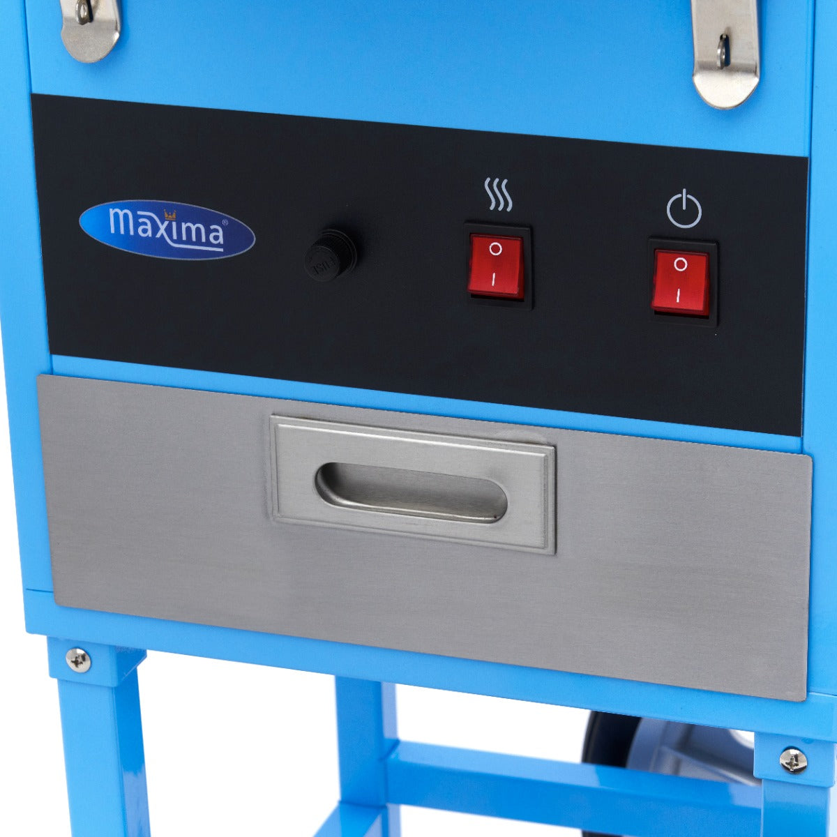 Machine à barbe à papa - Ø 52cm - Bleu - avec chariot