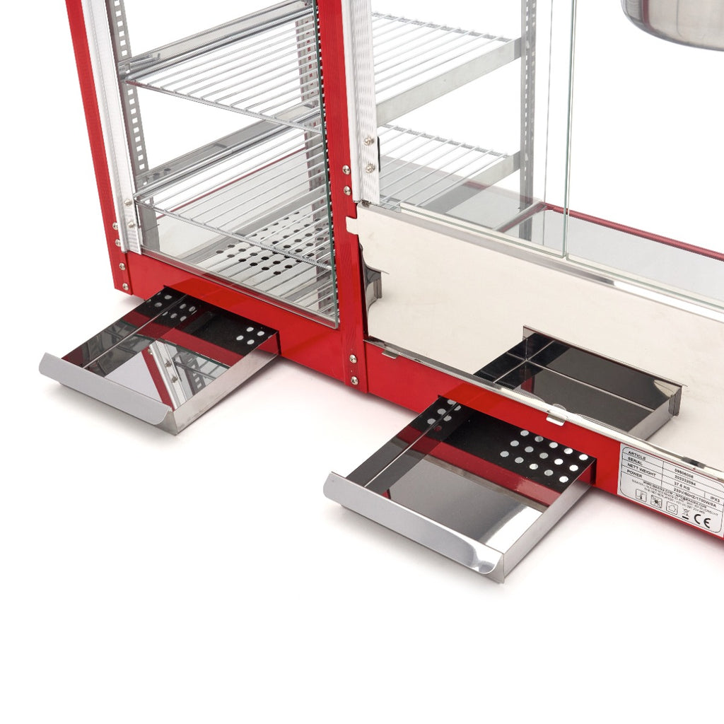Machine à pop-corn - 150 gr - avec vitrine chauffante