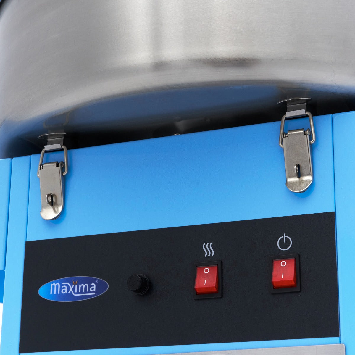 Machine à barbe à papa - Ø 52cm - Bleu - avec chariot
