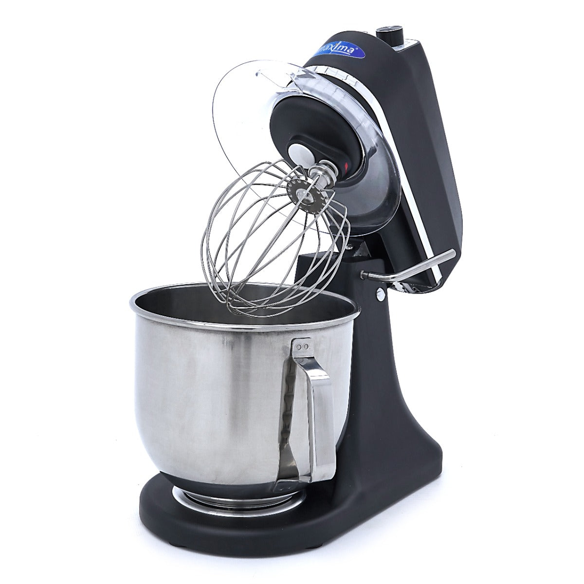 Mixer planétaire - 7 L - jusqu'à 2 kg de pâte - noir mat