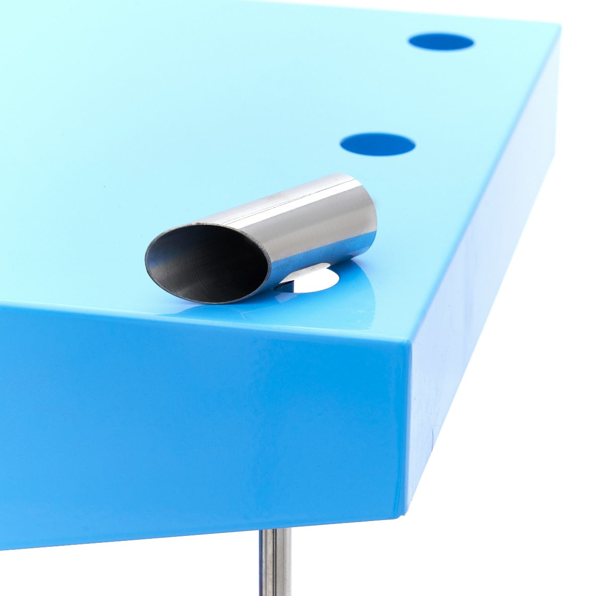 Machine à barbe à papa - Ø 52cm - Bleu - avec chariot