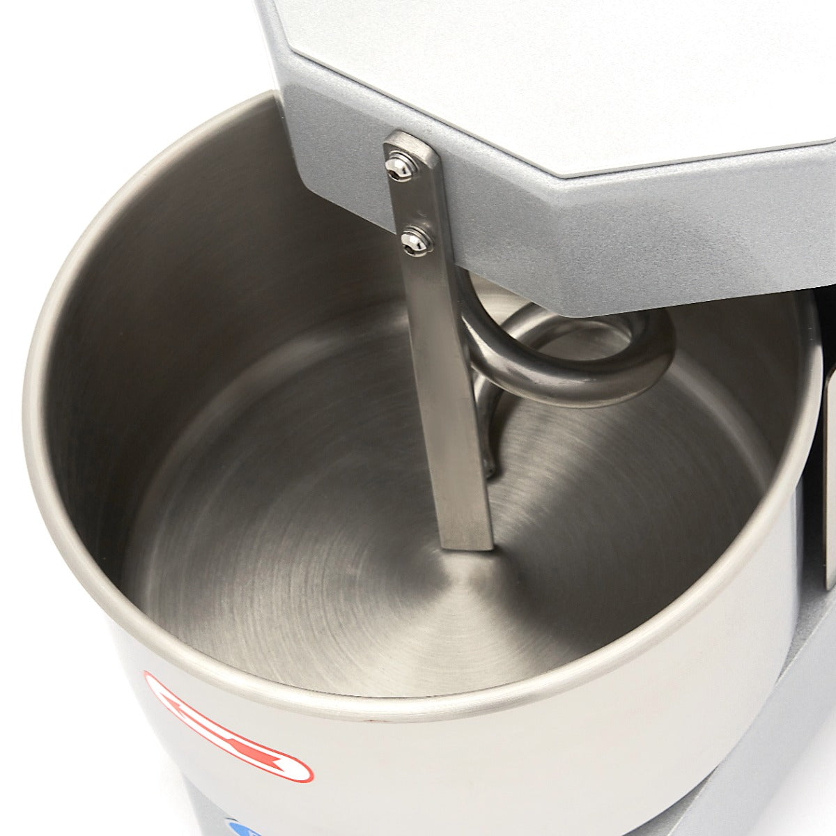Pétrin à spirale / pétrin à pâte - 8 L - 4,5 kg de pâte - argent