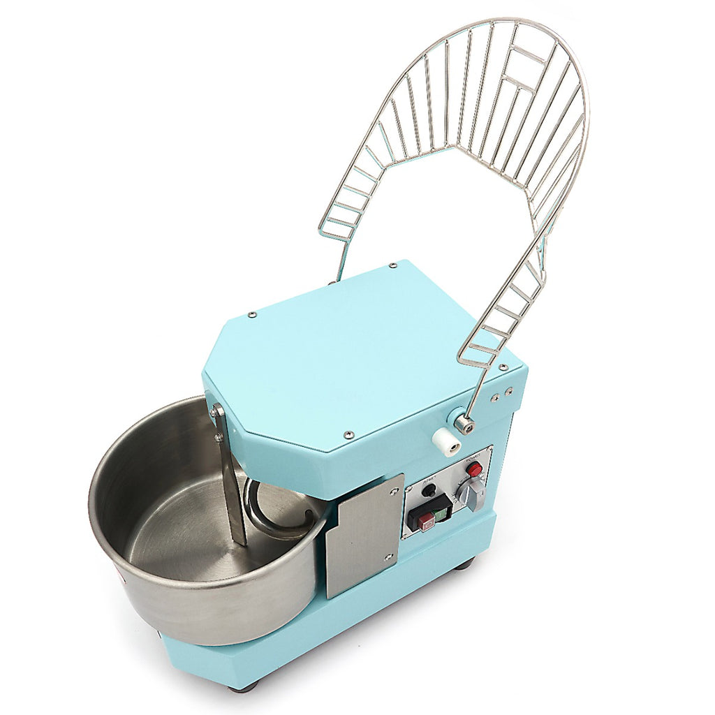 Pétrin à spirale / pétrin à pâte - 8 L - 4,5 kg de pâte - Bleu