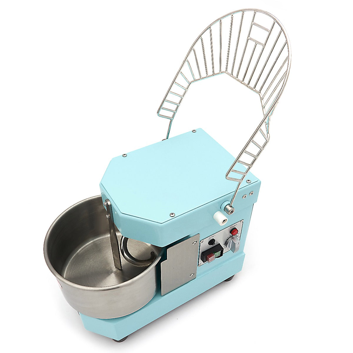 Pétrin à spirale / pétrin à pâte - 8 L - 4,5 kg de pâte - Bleu