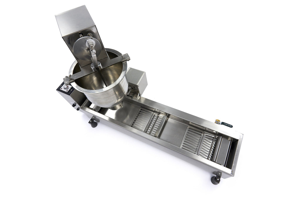 Machine à donuts - 450 donuts/h - automatique - friteuse avec système de retournement
