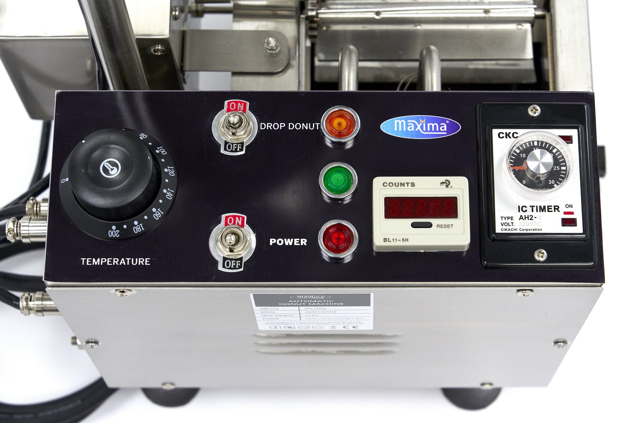 Machine à donuts - 450 donuts/h - automatique - friteuse avec système de retournement