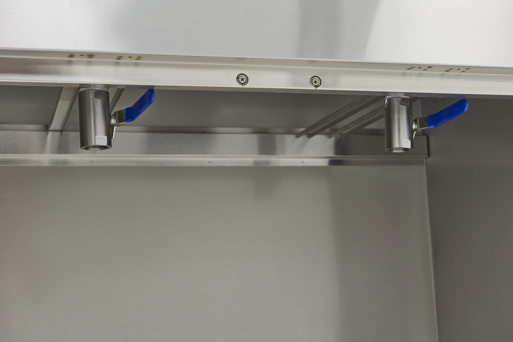 Friteuse - 2 x 16 L - 2 paniers - avec robinet de vidange et support - 400V