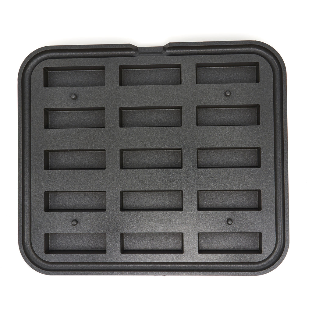 Moule à Tartelette - Rectangle - 90x30/85x26 mm - 15 pieces