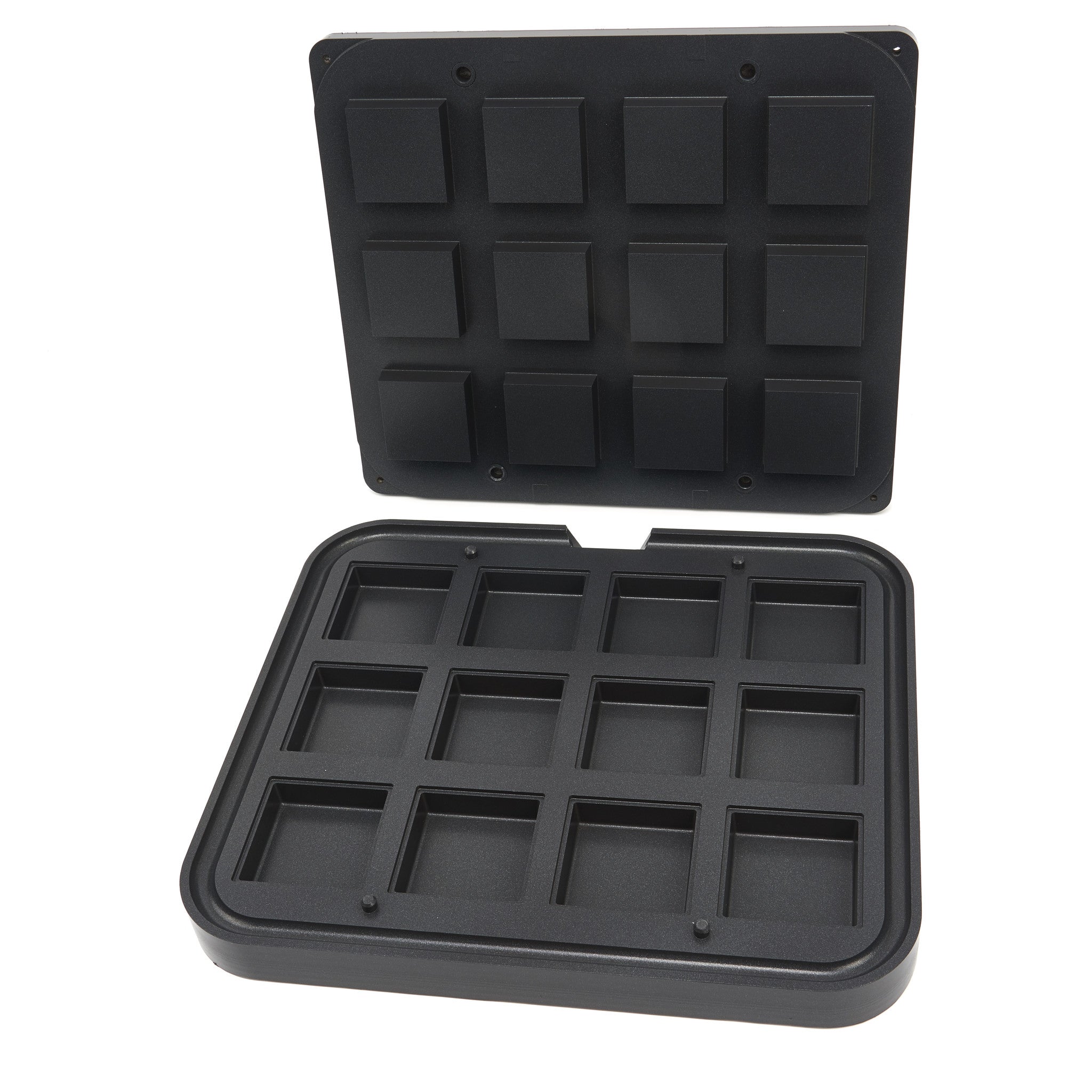 Moule à Tartelette - Carré - 72/62 mm - 12 pieces