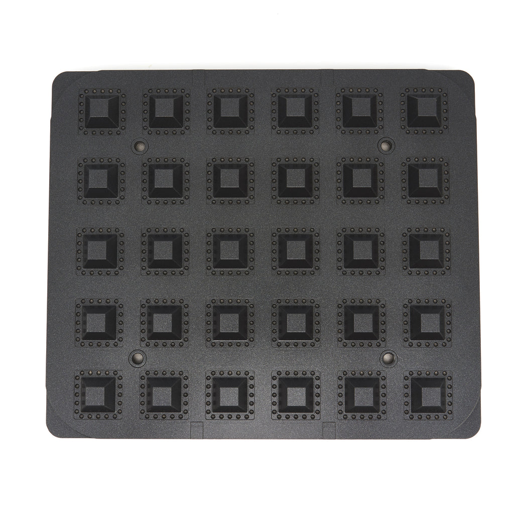 Moule à Tartelette - Carré - 41/23 mm - 30 pieces