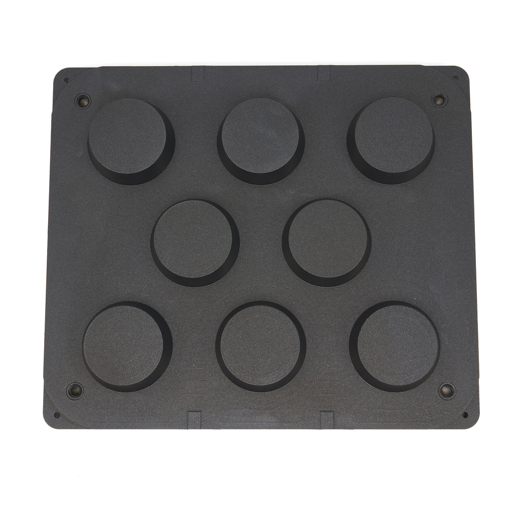 Moule à Tartelette - Ondulé -  84/71 mm - 8 pieces