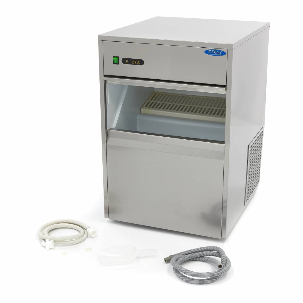Machine à glaçons - 28 kg/jour - glaçons creux - refroidissement par air