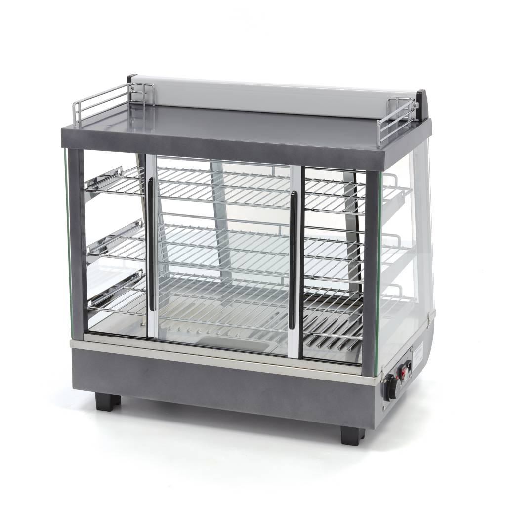 Vitrine chaude - 96 L - 67,5 cm - 3 étagères