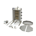 Kebab grill - 3 brûleurs - 30 kg de viande - gaz