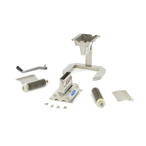 Attendrisseur de viande - 2 rouleaux - 27 lames - 12,5 x 2,5 cm entrée