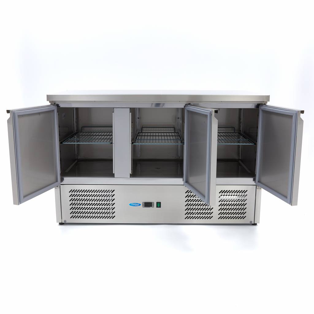 Réfrigérateur de comptoir - 137 cm - 3 portes
