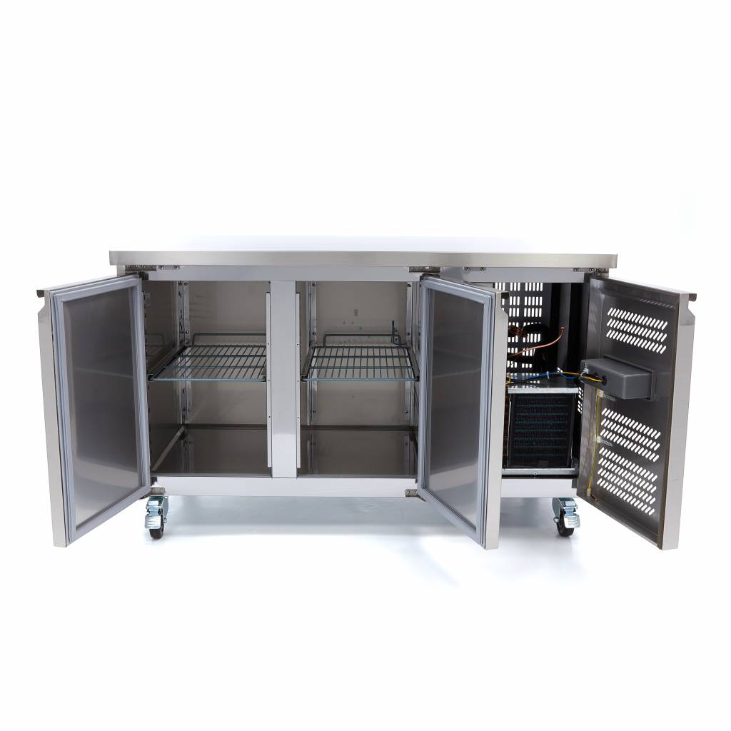 Réfrigérateur de comptoir - 136 cm - 2 portes