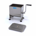 Mélangeur à viande - 10 L - 7,5 kg viande - axle unique - manuel