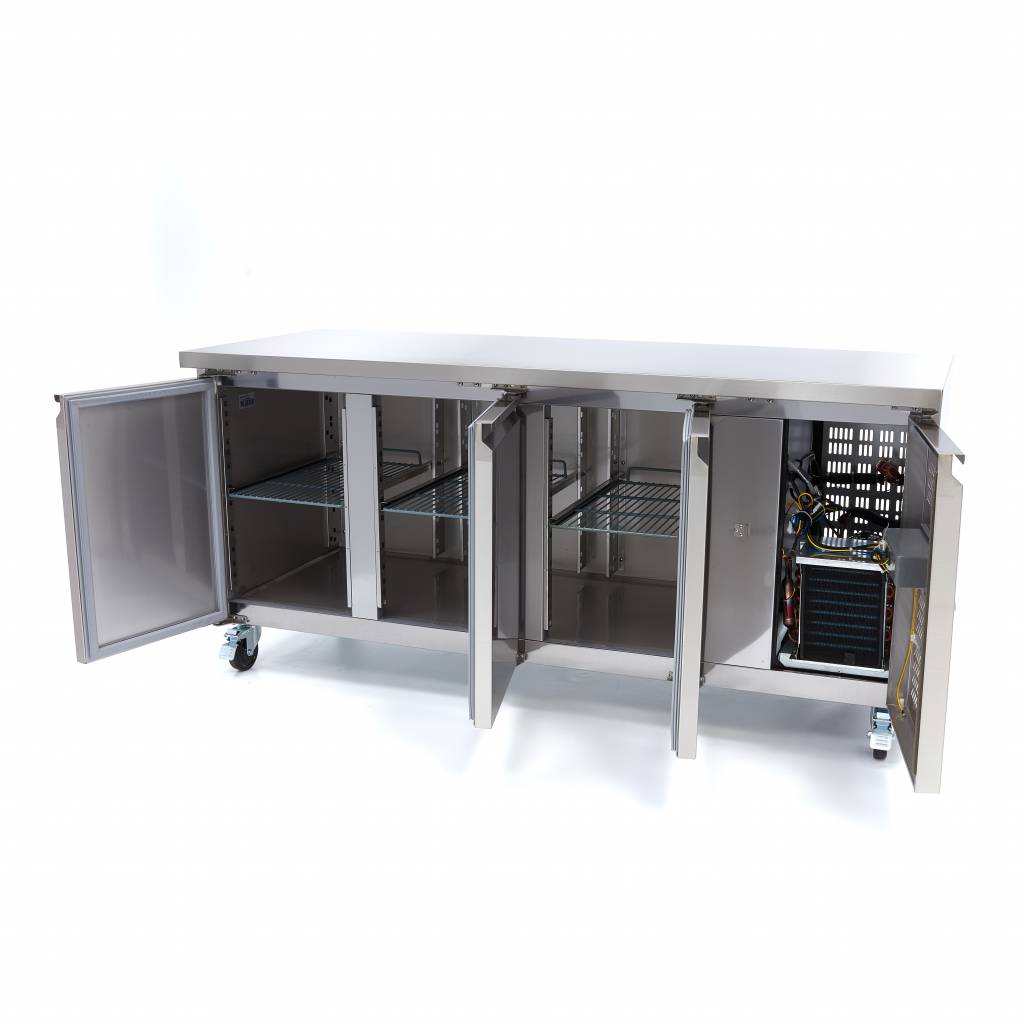 Réfrigérateur de comptoir - 180 cm - 3 portes