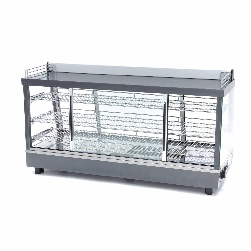 Vitrine chaude - 186 L - 121,5 cm - 3 étagères - Occasions