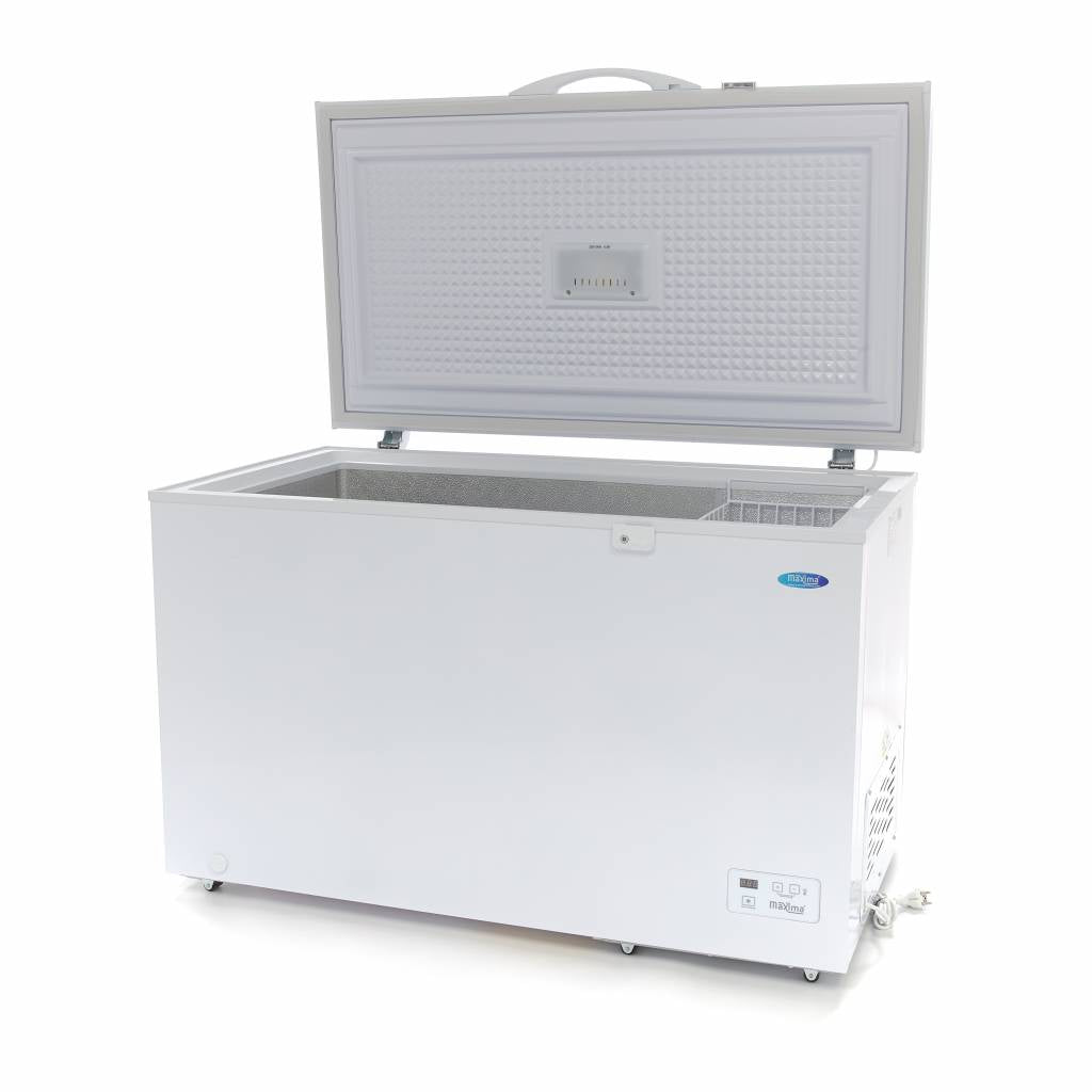 Congélateur coffre - 345 L - sur roulettes - incl panier suspendu