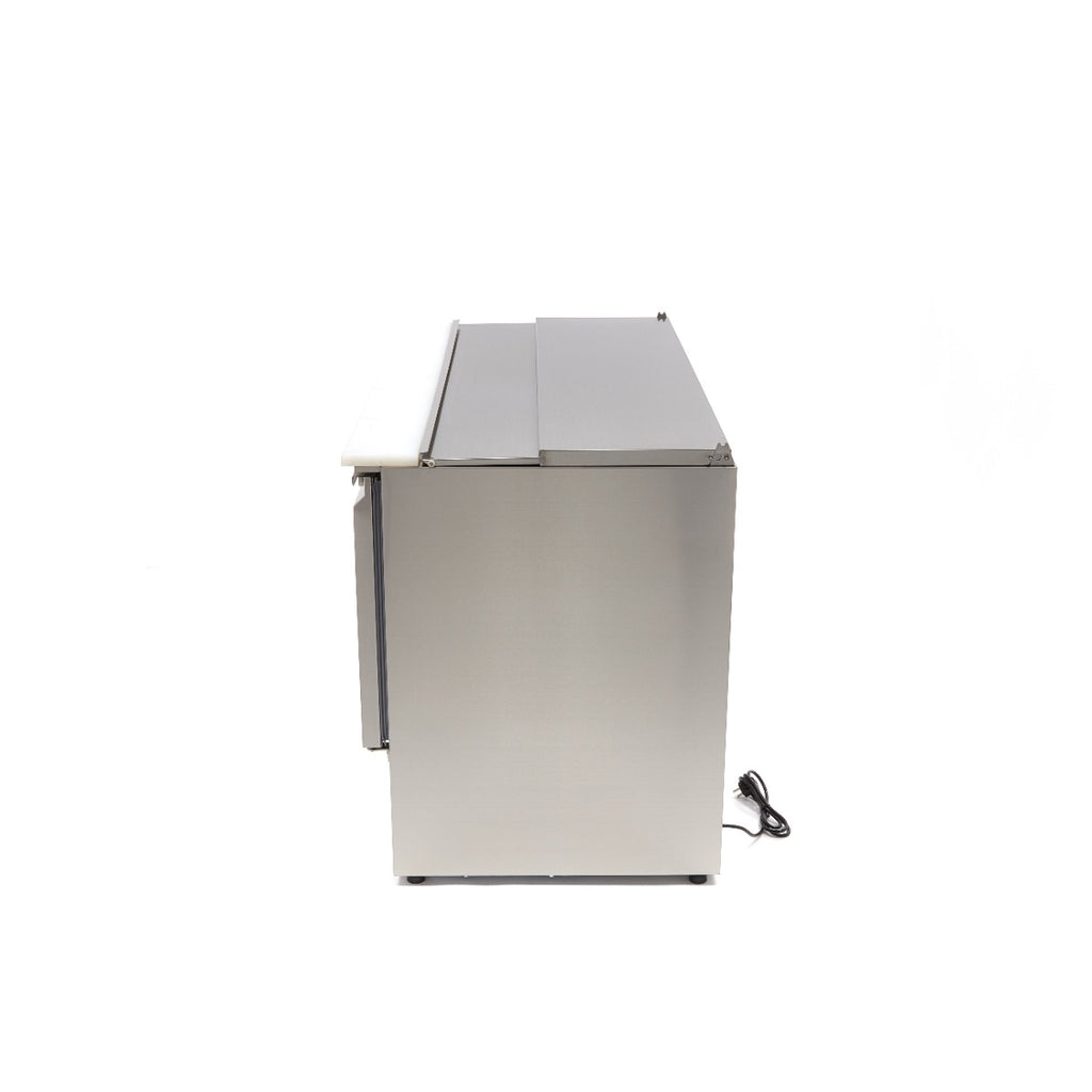 Saladette - 400 L - 137 cm - 3 portes - incl planche à découper